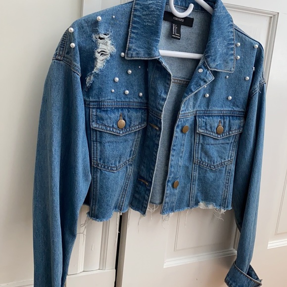 Jean jacket cropped - Picture 4 of 5